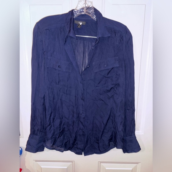 J. Crew Tops - J. Crew Deep Blue Shirt